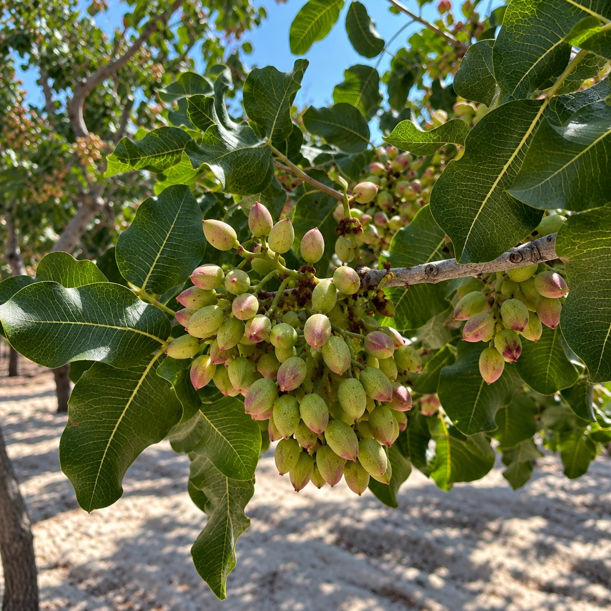 Pistacho, etapa Crecimiento del fruto