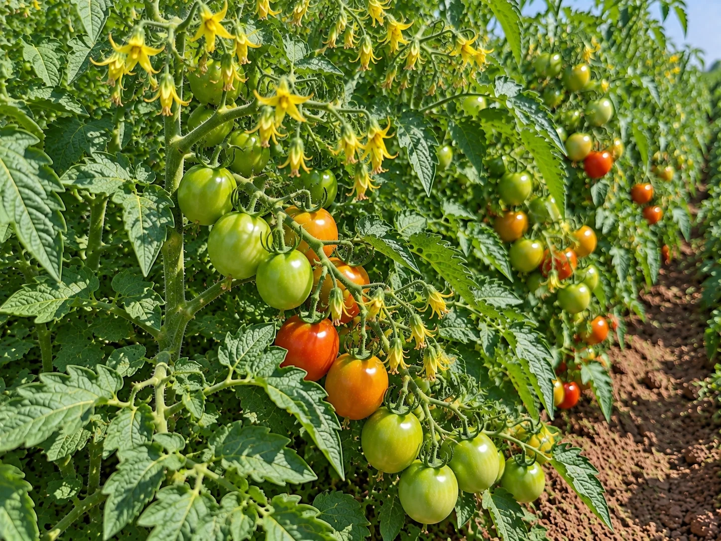 Tomate, etapa Crecimiento del fruto